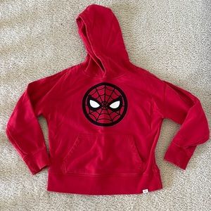 GAP Marvel Spider-Man Hooded Sweatshirt